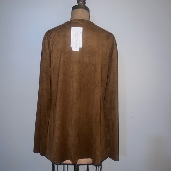 Soft Surrounding Ultra Soft Cardi in Brown - Picture 2 of 7